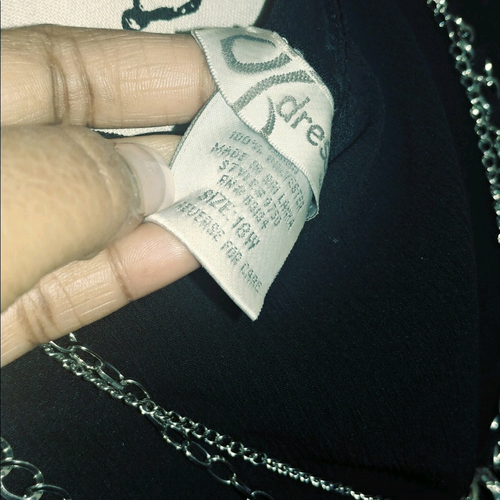Dress Barn Size 18 Black Dress - Picture 3 of 3